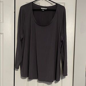 Athleta Plus Purple Athleisure Long Sleeve Top